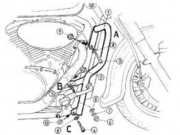 Motorschutzbugel Sturzbugel Suzuki VL 800