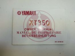 Instructieboekje Yamaha Overige Yamaha