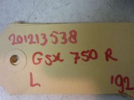 Duo voetsteun links Suzuki GSX R 750