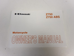 Instructieboekje Kawasaki Z 750