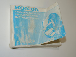 Instructieboekje Honda CBR 600 F