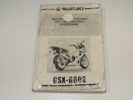 Instructieboekje Suzuki GSX R 600