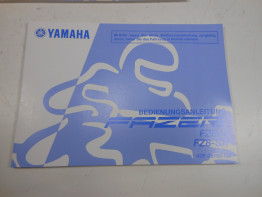 Instructieboekje Yamaha FZ8