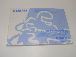 Instructieboekje Yamaha MT 09