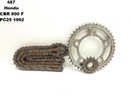 Ketting en tandwielset Honda CBR 600 F