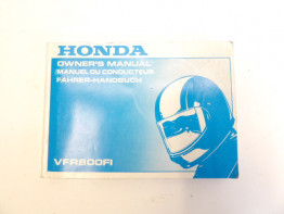 Instructieboekje Honda VFR 800 I