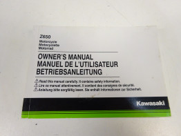Instructieboekje Kawasaki Z 650