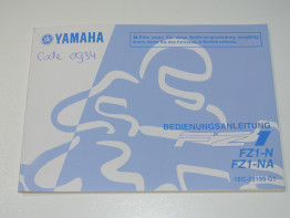 Manuel Yamaha FZ1