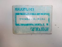 Manuel Suzuki GSX F 1100