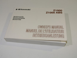 Instructieboekje Kawasaki Z 1000