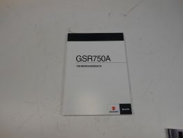 Instructieboekje Suzuki GSR 750