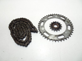 Chain and sprocket kit Hyosung Comet 650