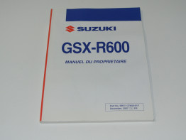 Instructieboekje Suzuki GSX R 600