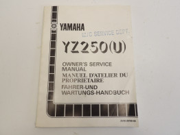 Bedienungsanleitung Yamaha YZ 250 F
