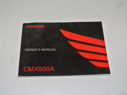 Instructieboekje Honda CMX 500 Rebel