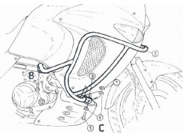 Valbeugel Honda XL 1000 V Varadero