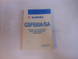 Instructieboekje Suzuki GSF 650 Bandit