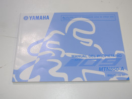 Instructieboekje Yamaha MT 09