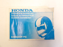 Instructieboekje Honda CB 600 F