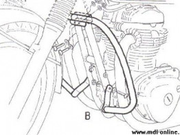 Engine Guard Kawasaki W 800