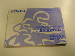 Instructieboekje Yamaha MT 07