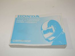 Instructieboekje Honda CBR 600 F