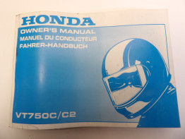 Instructieboekje Honda VT 750 Shadow