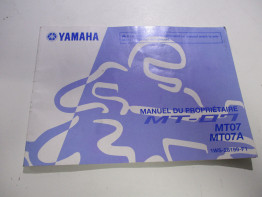 Instructieboekje Yamaha MT 07