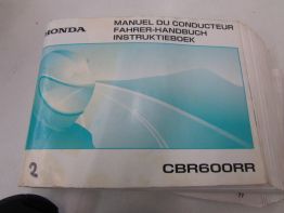 Instructieboekje Honda CBR 600 RR