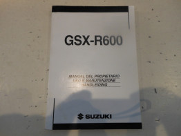 Fahrerhandbuch Suzuki GSX R 600