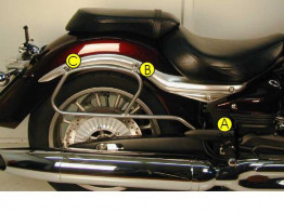 Kofferbeugel set Yamaha XV 1900