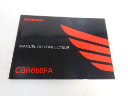 Instructieboekje Honda CBR 650 F