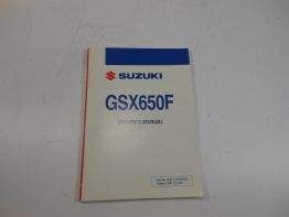 Fahrerhandbuch Suzuki GSX F 650