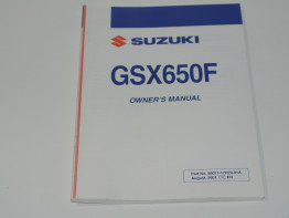Manuel Suzuki GSX F 650