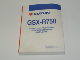 Fahrerhandbuch Suzuki GSX R 750