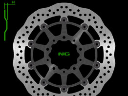 Remschijf voor Kawasaki Z 750