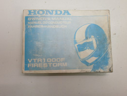 Instructieboekje Honda VTR 1000 F