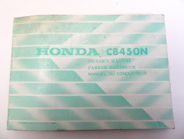 Instructieboekje Honda CB 450