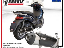 Uitlaat Piaggio Beverly 500