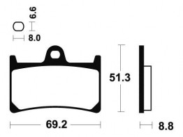 Remblokken voor Yamaha YZF R6