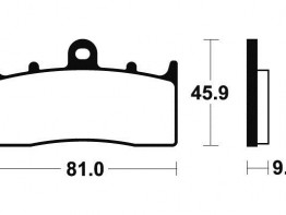 Bremsbeläge BMW R 850 R