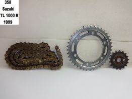 Ketting en tandwielset Suzuki TL 1000