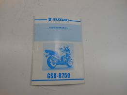 Fahrerhandbuch Suzuki GSX R 750
