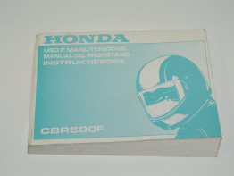 Fahrerhandbuch Honda CBR 600 F