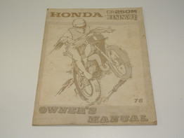 Instructieboekje Honda CRF 250 M
