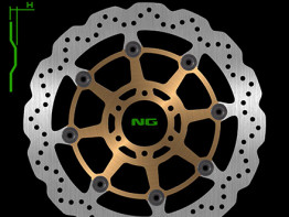 Remschijf voor Aprilia RSV 1000