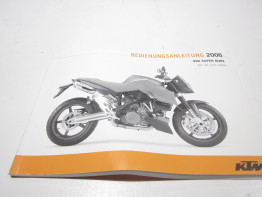 Instructieboekje KTM 990 Superduke