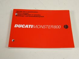 Instructieboekje Ducati Monster 800