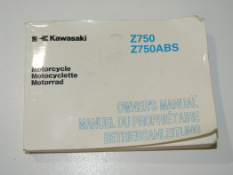 Instructieboekje Kawasaki Z 750