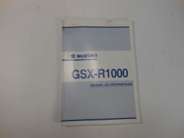 Instructieboekje Suzuki GSX R 1000